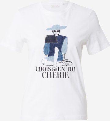 ONLYMajica 'ONLEMMA' - bijela boja: prednji dio