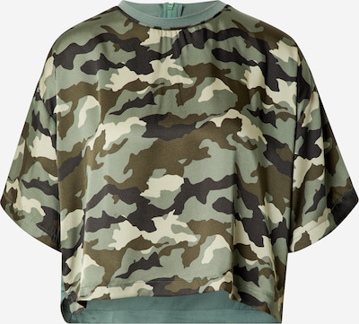 Pepe Jeans T-Shirt 'ANNALISA' in khaki / oliv / mint / schwarz, Produktansicht