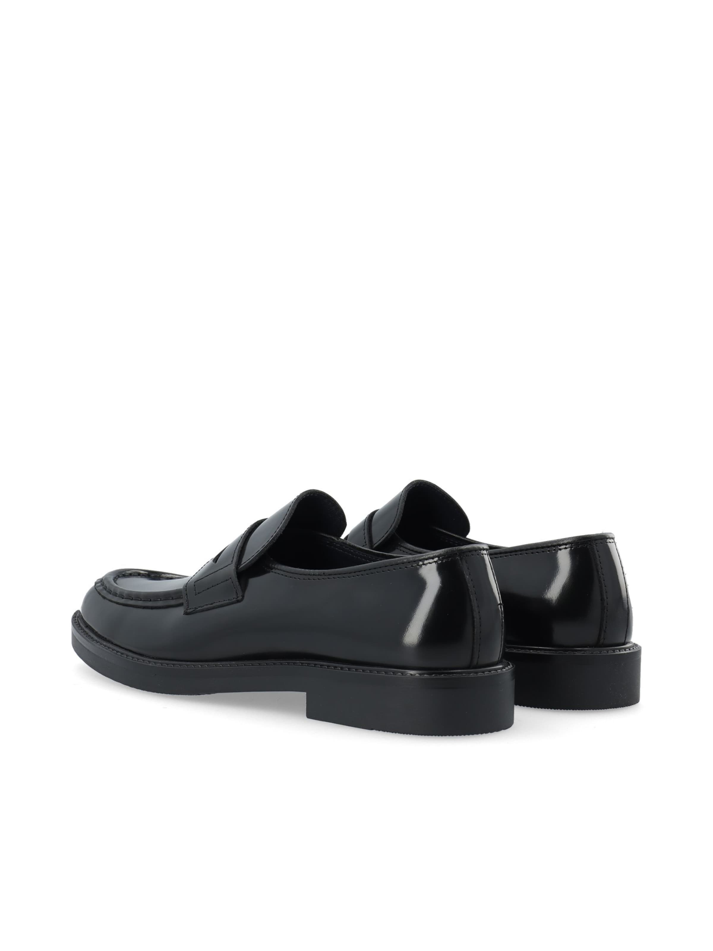 Mocassin 'BIANEWPORT' Bianco en noir