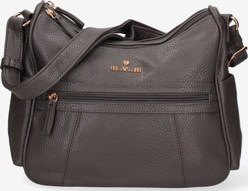 Borsa a tracolla 'Borsa a Tracolla Donna B Cavalli Ecopelle Zip Tasche Multiple 28x24cm' di B. Cavalli in grigio: frontale