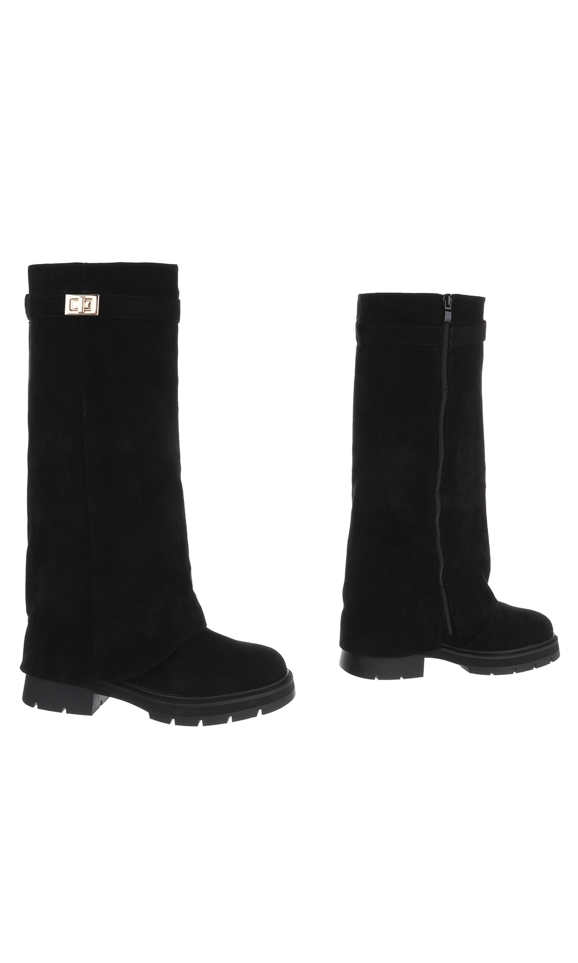 Ital-Design Stiefel in Schwarz