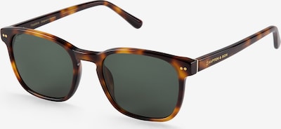 Kapten & Son Okulary przeciwsłoneczne 'Pasadena' w kolorze brązowy / złoty / zielonym, Podgląd produktu