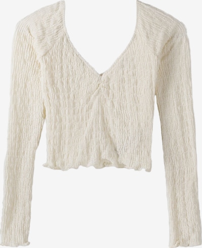 Bershka Pull-over en beige clair, Vue avec produit