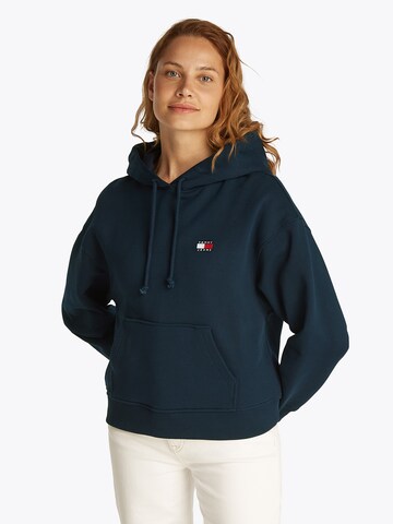 Sweat-shirt Tommy Jeans en bleu : devant