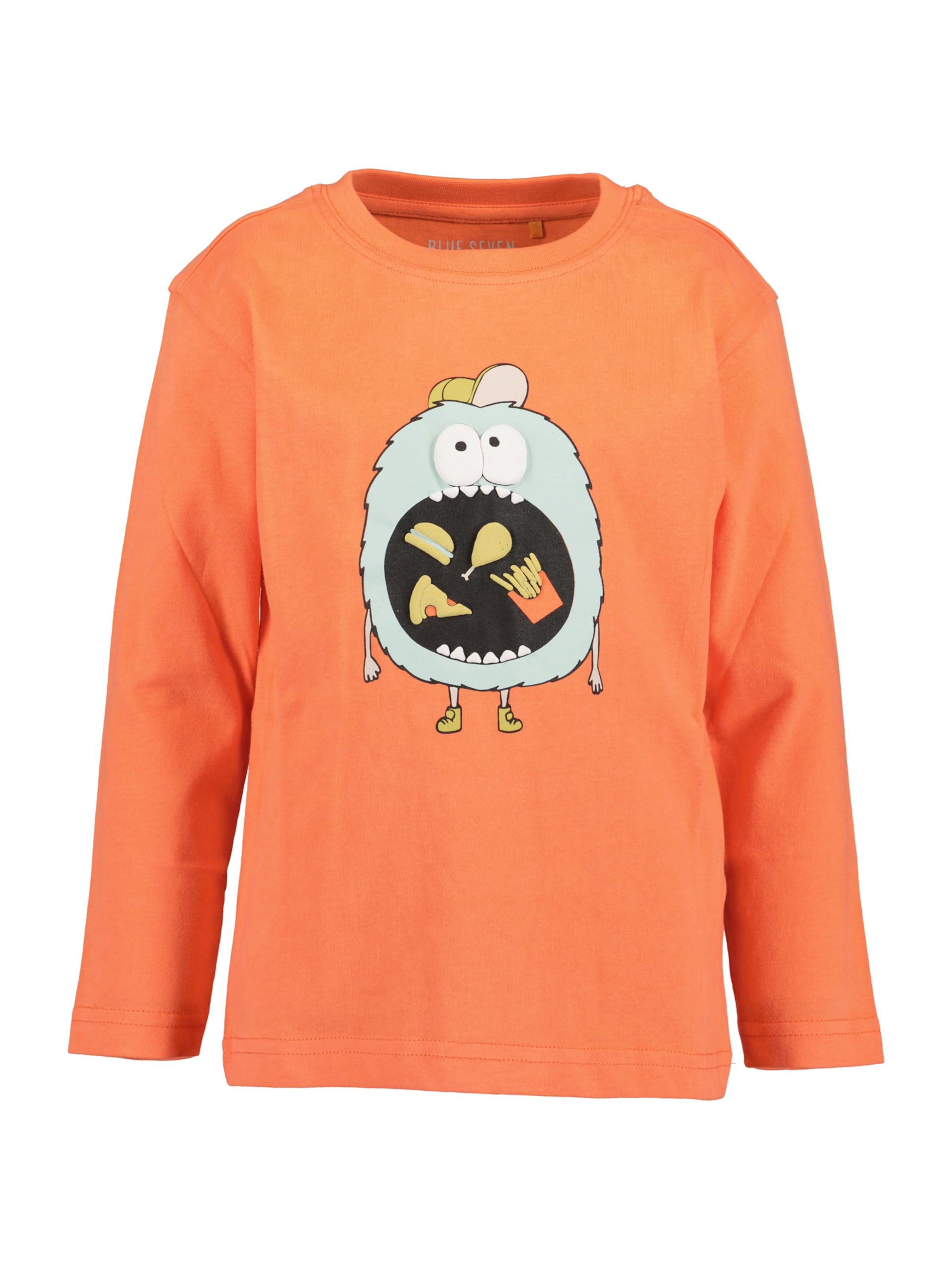 BLUE SEVEN Μπλουζάκι σε πορτοκαλί: μπροστά