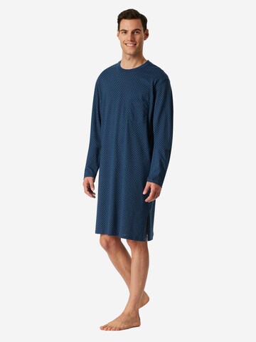 SCHIESSER - Pijama largo 'Essentials' en azul