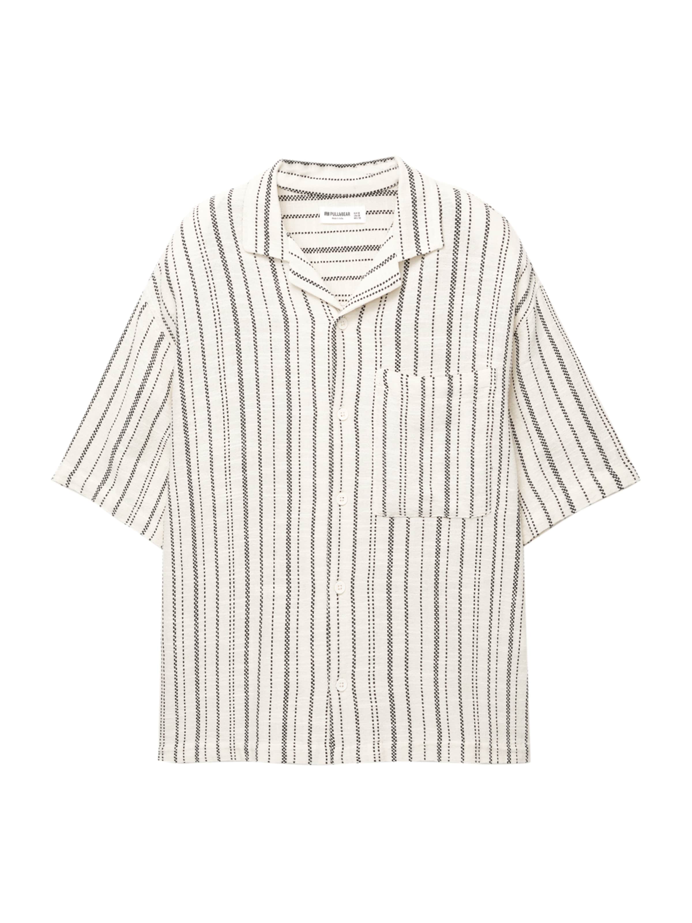 Pull&Bear Comfort fit Ing - fehér: elől