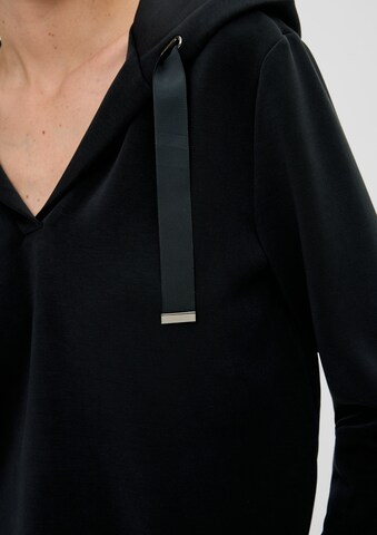 s.Oliver BLACK LABEL Sweatshirt in Black