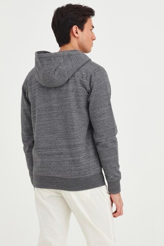 BLEND Kapuzensweatjacke 'VELNO' in Grau