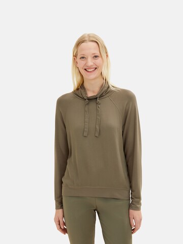 TOM TAILOR Sweatshirt in Green: front