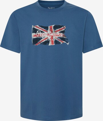 T-Shirt 'CLAG' Pepe Jeans en bleu : devant