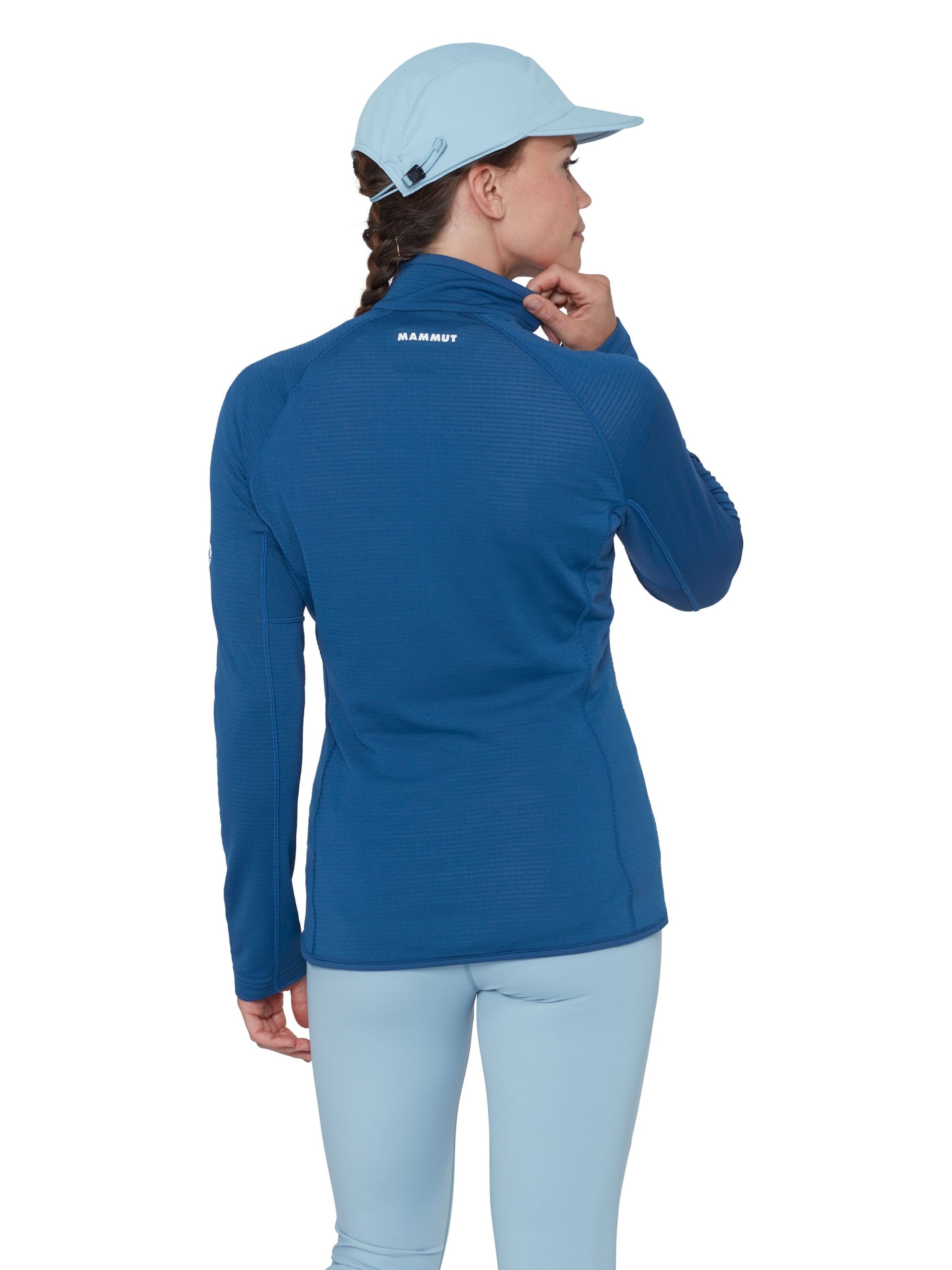 MAMMUT Athletic Sweater 'AENERGY LIGHT HALF ZIP' in Blue
