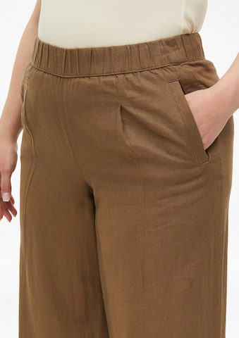 s.Oliver Wide Leg Hose in Braun