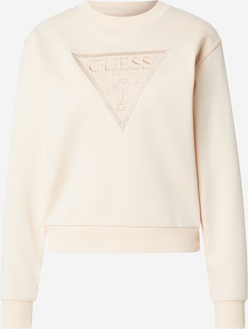 Sweat-shirt GUESS en rose : devant