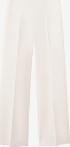 MANGO Pleated Pants 'Iguana' in Beige: front