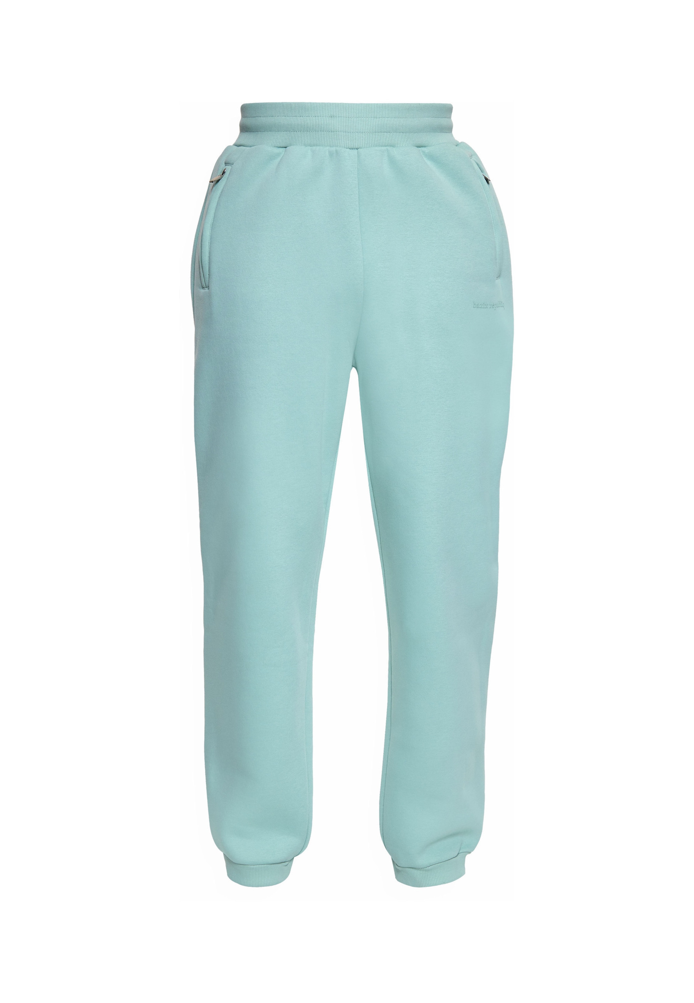 Dropsize Broek in Blauw: voorkant