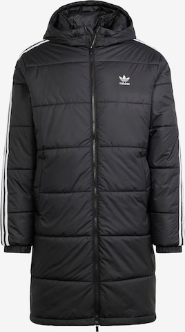 ADIDAS ORIGINALS Športna jakna 'Adicolor Long' | črna barva: sprednja stran