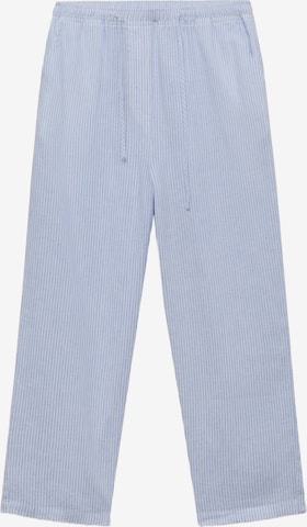 MANGOLoosefit Hlače - plava boja: prednji dio