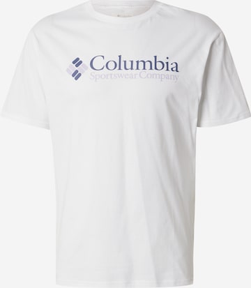 COLUMBIA T-Shirt in Weiß: Vorderseite