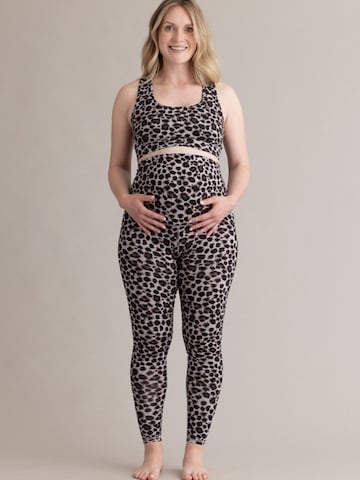 Hey Honey Leggings 'Maternity' in Beige: voorkant