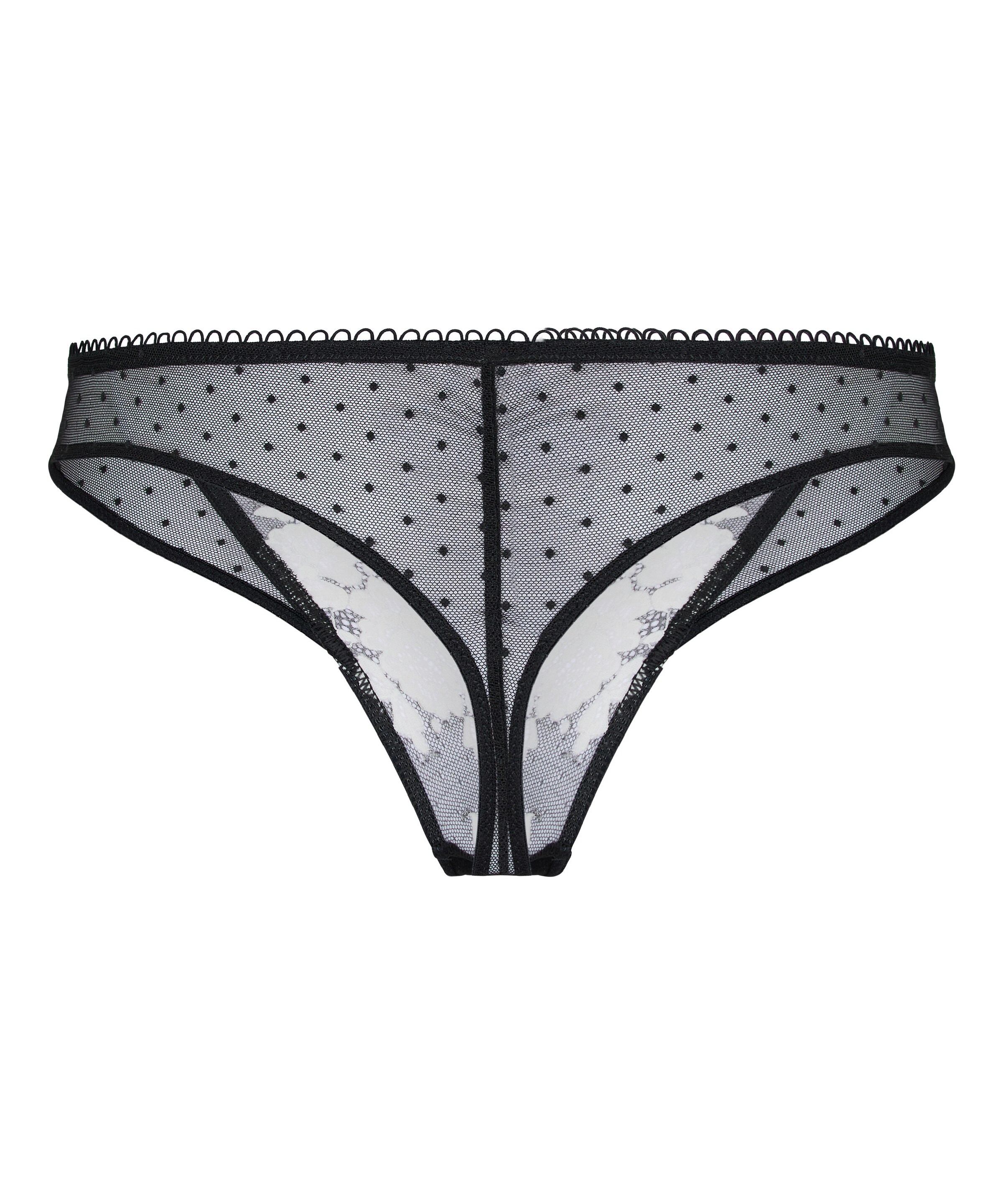 Hunkemöller Thong ' Lindi' in Black
