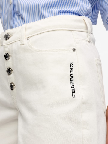 Karl Lagerfeld Regular Farkut värissä valkoinen