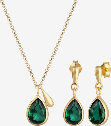 ELLI PREMIUM Jewelry Set in Gold: front