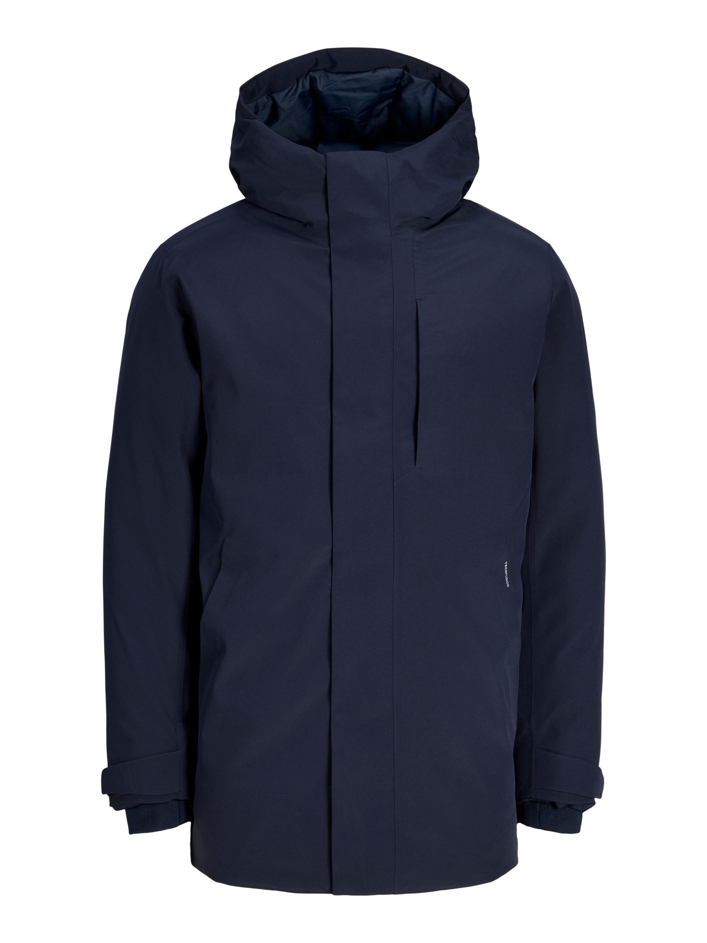 JACK & JONES Overgangsparka 'JJEKEEN' i blå: forside