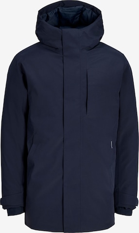 JACK & JONES Overgangsparka 'JJEKEEN' i blå: forside