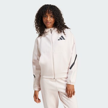 Giacca di felpa sportiva 'Z.N.E.' di ADIDAS SPORTSWEAR in rosa
