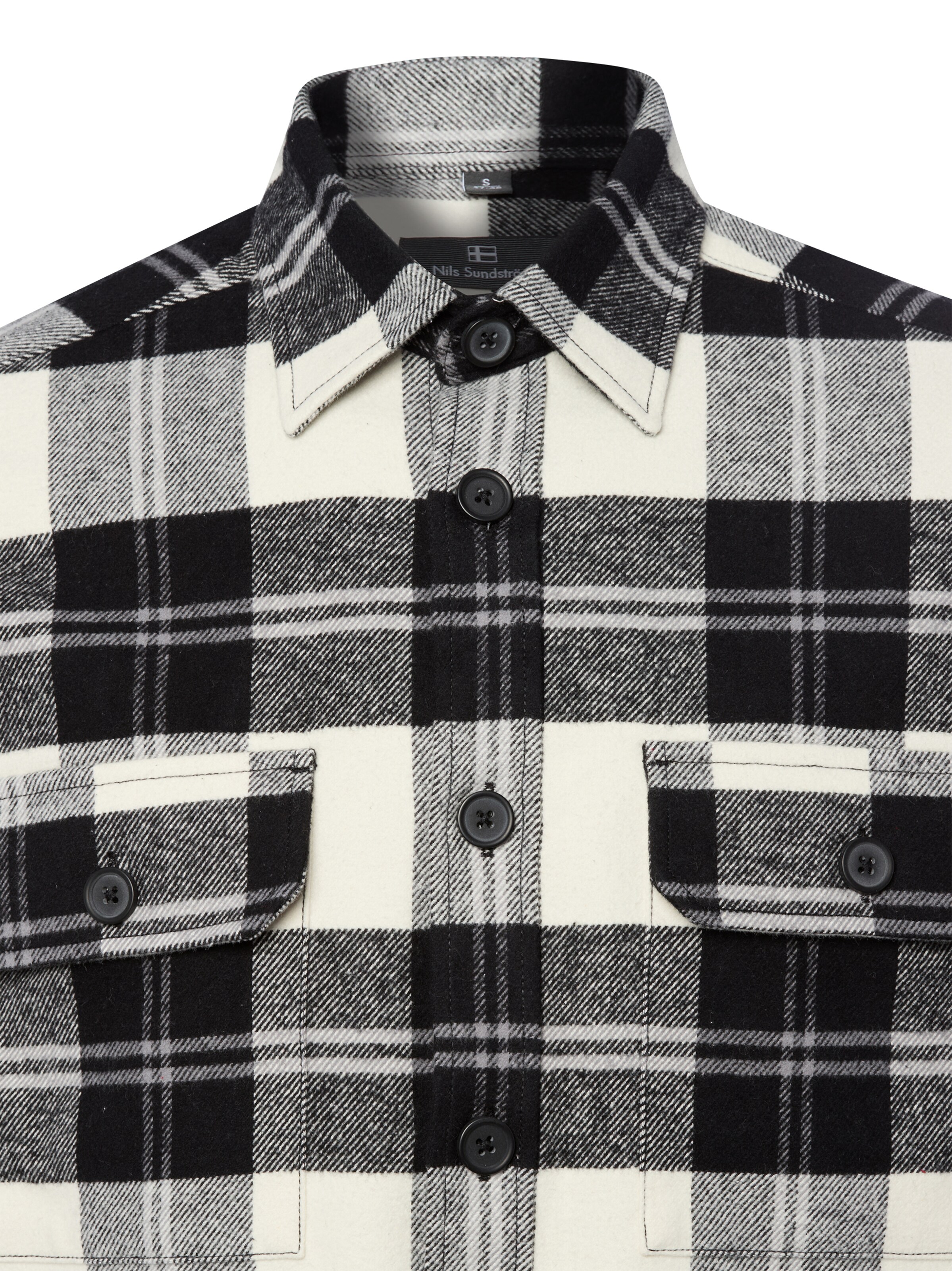 Nils Sundström Regular Fit Hemd in Schwarz