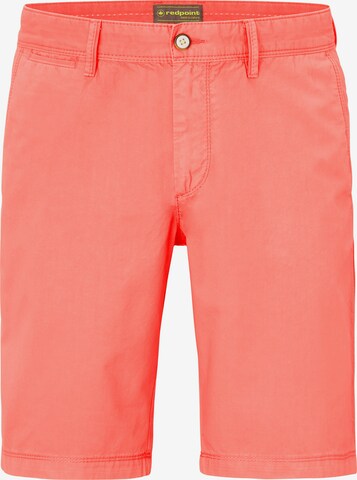 REDPOINT Chino Pants in Orange: front