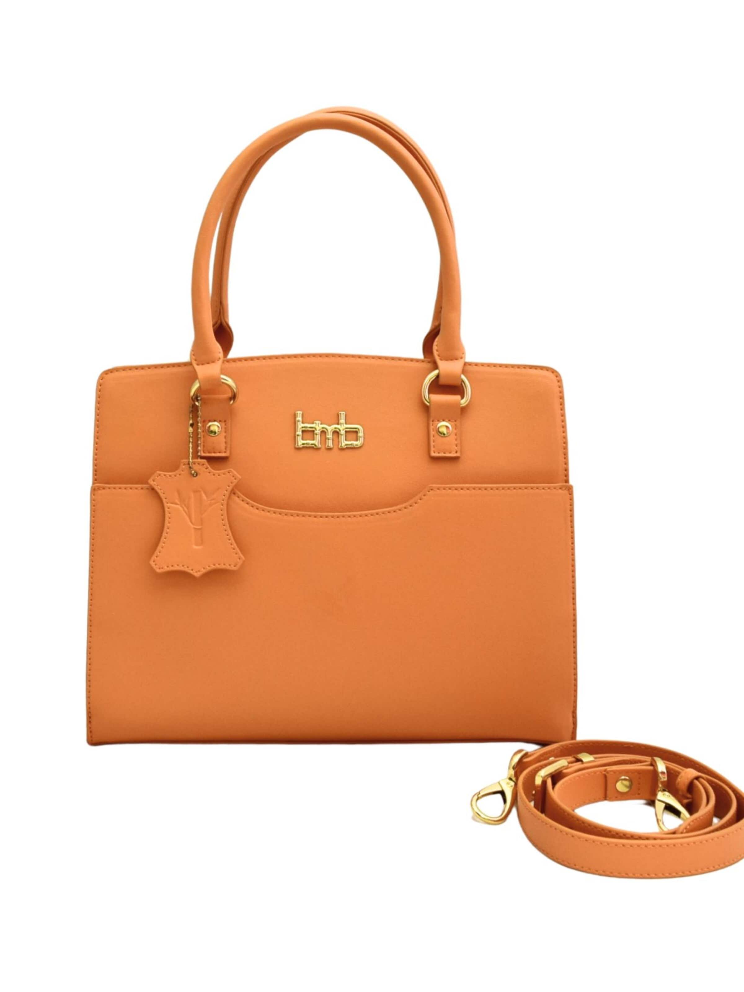 BMB BAGS Handbag 'Merilyn' in Orange: front