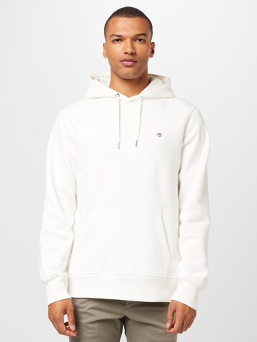 GANT Sweatshirt in Wit: voorkant