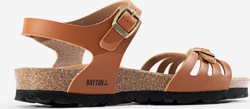 Bayton Sandalen met riem 'Eos' in Bruin