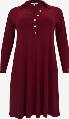 YOEK Dress in Red: front