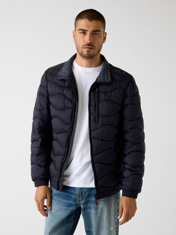 GUESS Between-Season Jacket in Blue: front