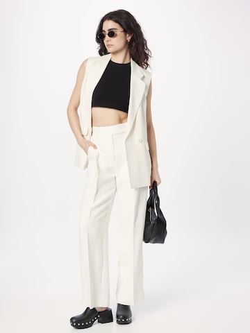 SECOND FEMALE Loose fit Pants 'Lino' in White