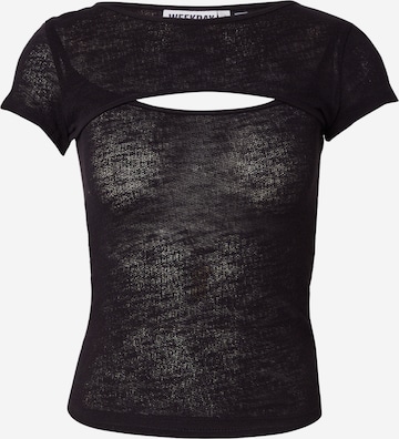WEEKDAY - Camiseta 'Ray' en negro: frente