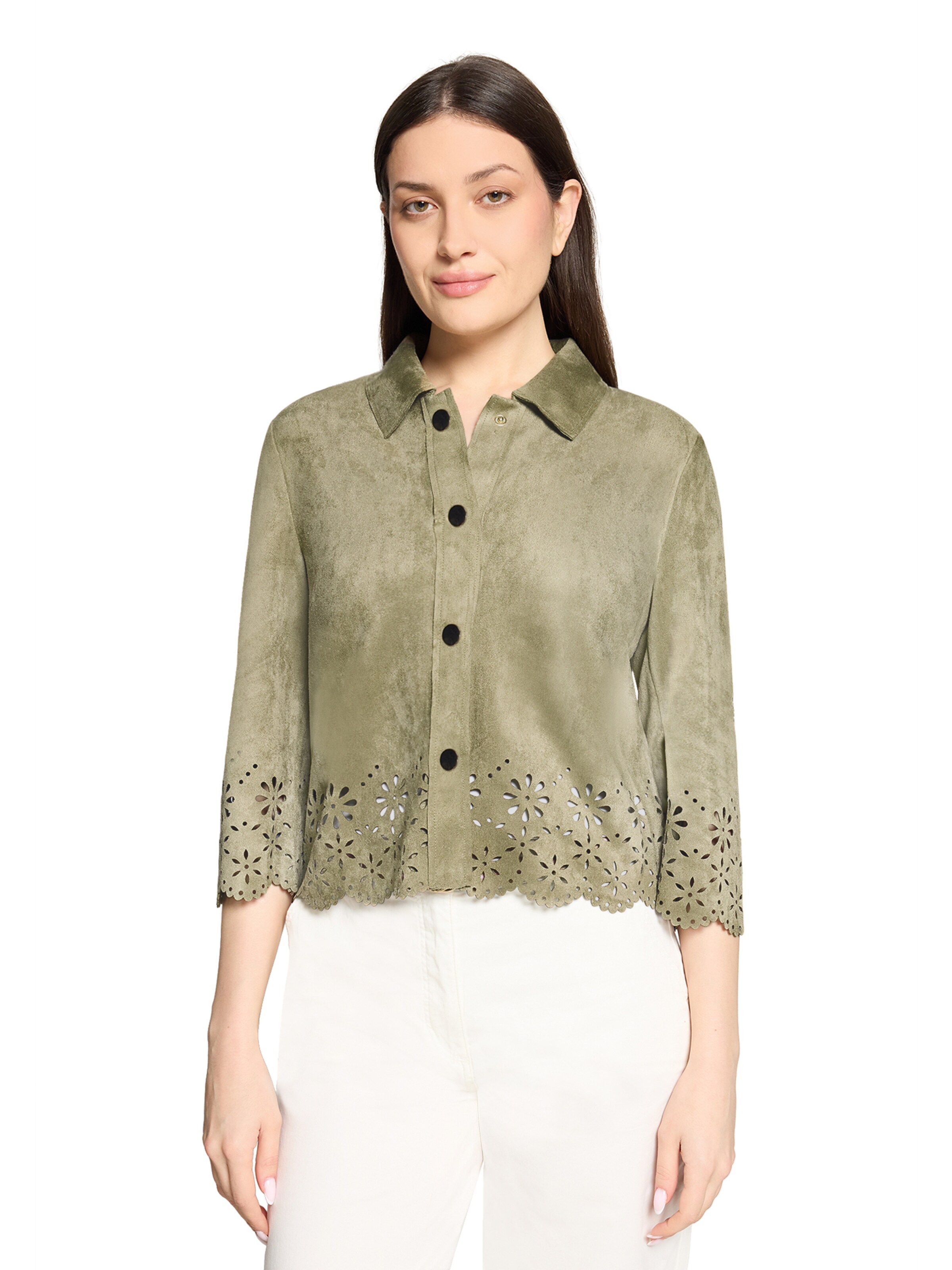 Betty Barclay Blazers in Groen: voorkant