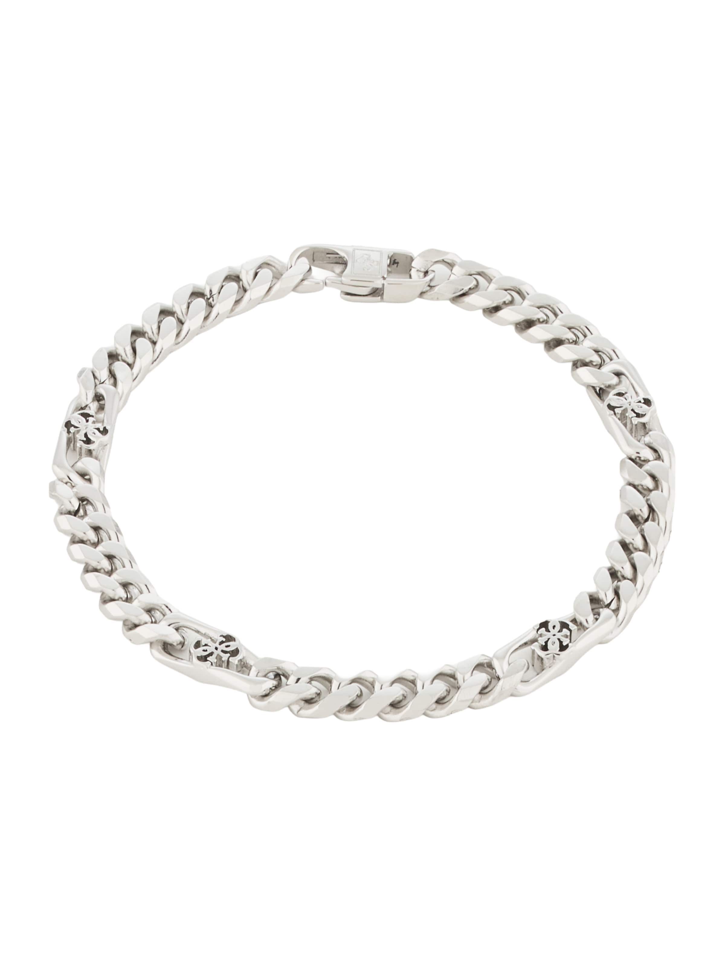 GUESSNarukvica '4G' - srebro boja: prednji dio