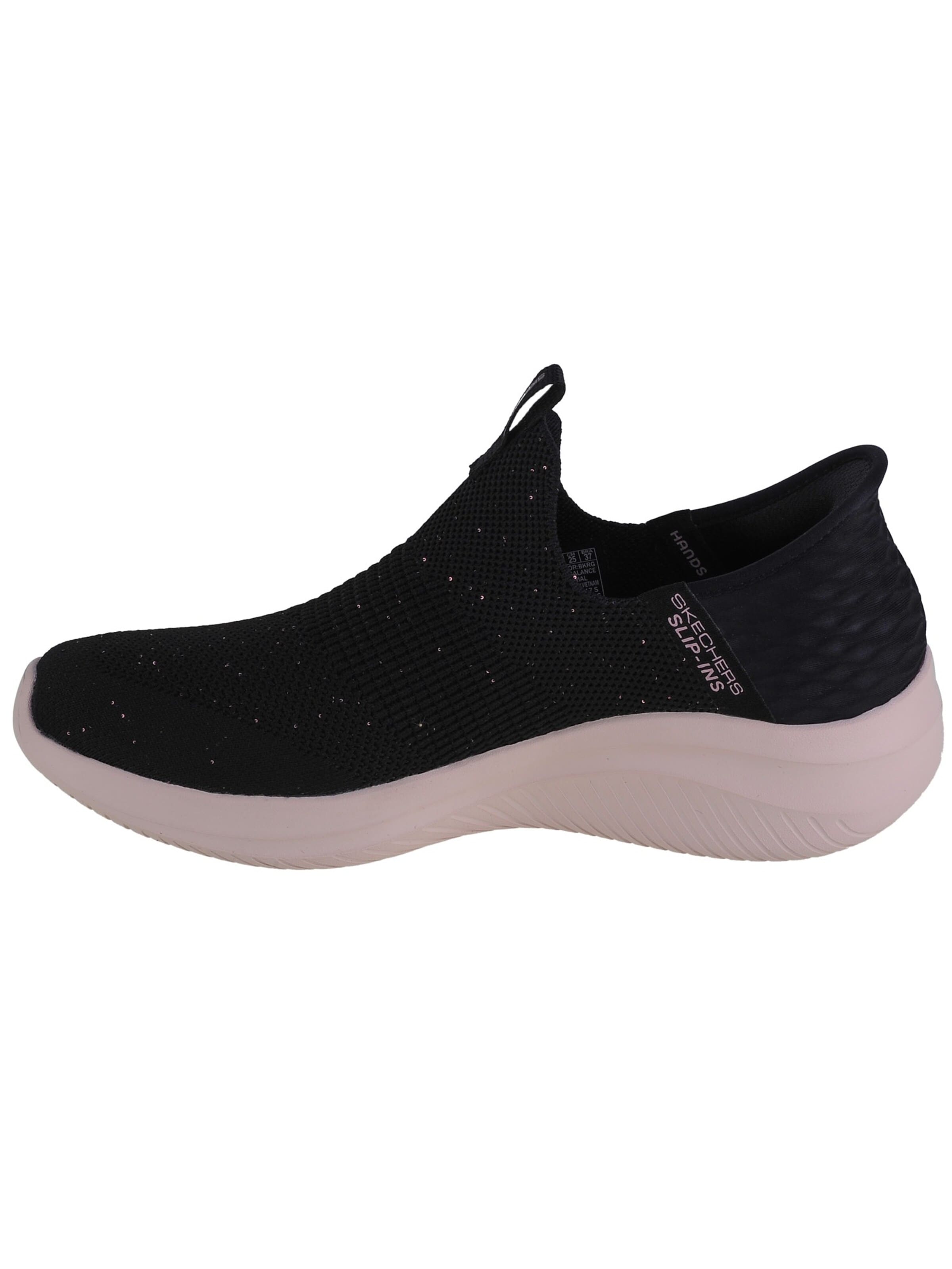 SKECHERS Slip-on in Zwart