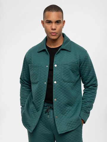 Antioch Between-Season Jacket in Green: front