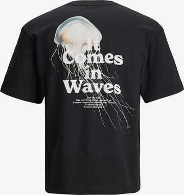 JACK & JONES Shirt 'OCEANDAY' in Black