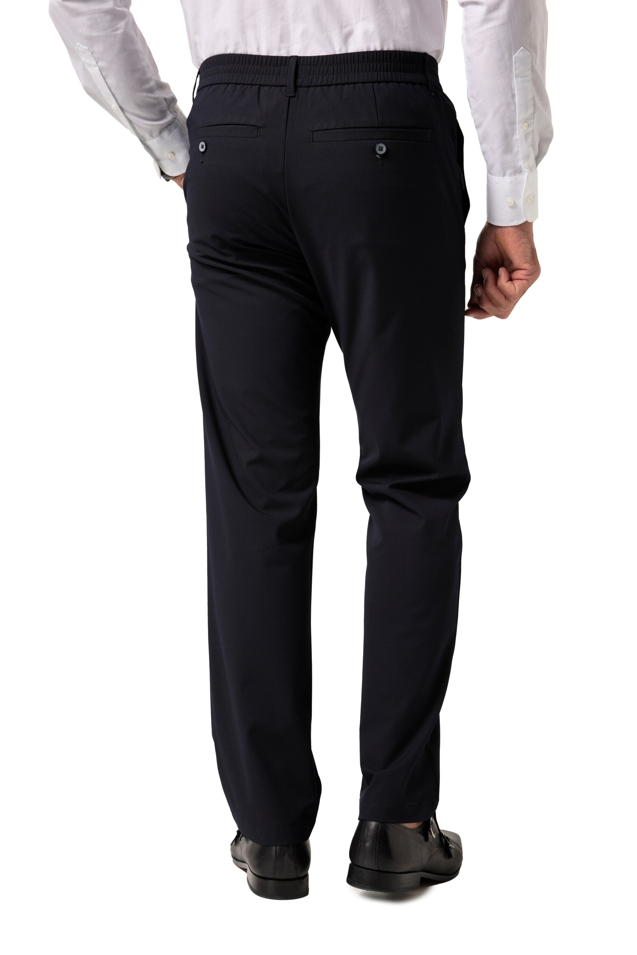 JP1880 Regular Chino in Blauw