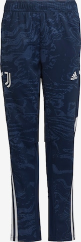 ADIDAS PERFORMANCE Regular Workout Pants 'Juventus Condivo 22 ' in Blue: front