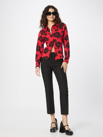 Monki Blouse in Red