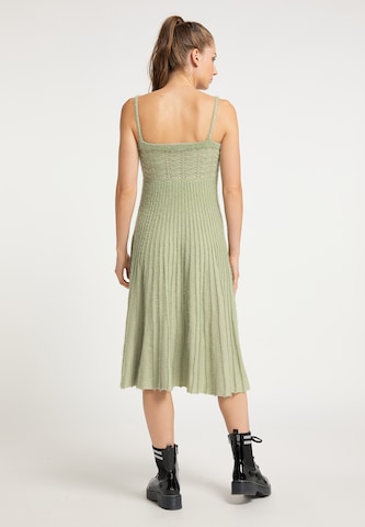 MYMO Knitted dress in Green