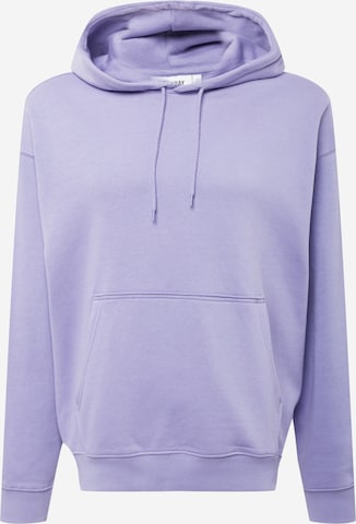 WEEKDAY Sweatshirt i lila: framsida