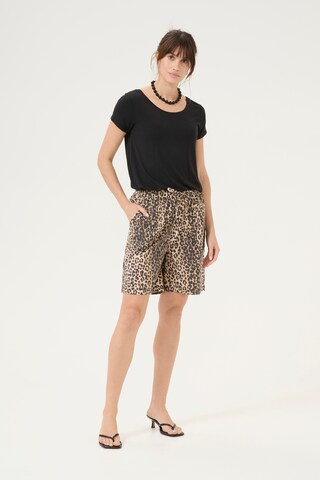 CULTURE Regular Shorts 'Halina' in Braun